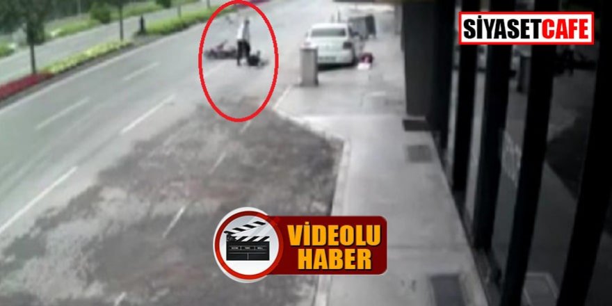 Motosiklet hırsızı dayaktan kaçamadı!