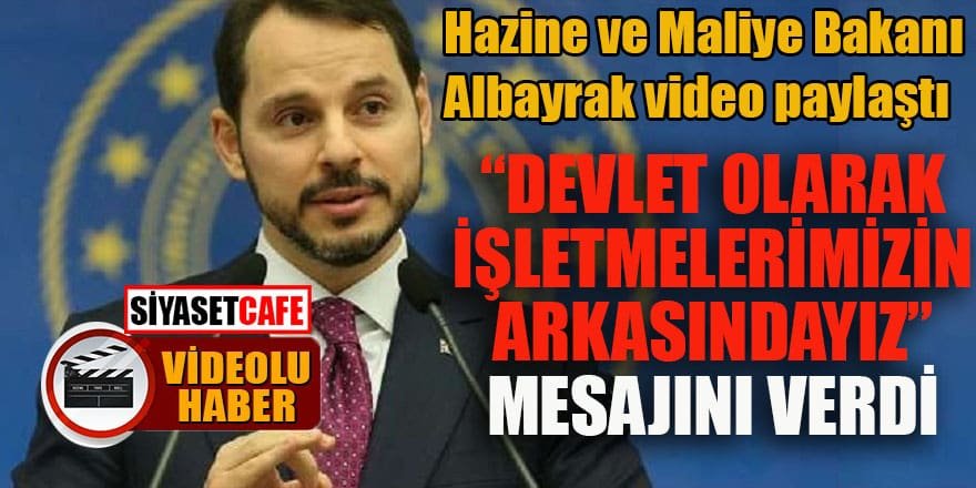 Hazine Ve Maliye Bakan Albayrak Video Payla T Videosu