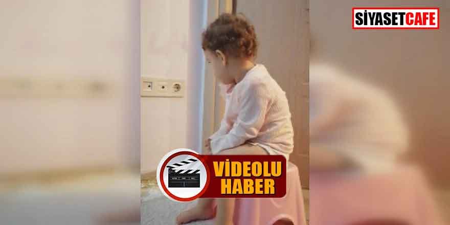 Minik Hüma babasını günlerce kapıda bekledi