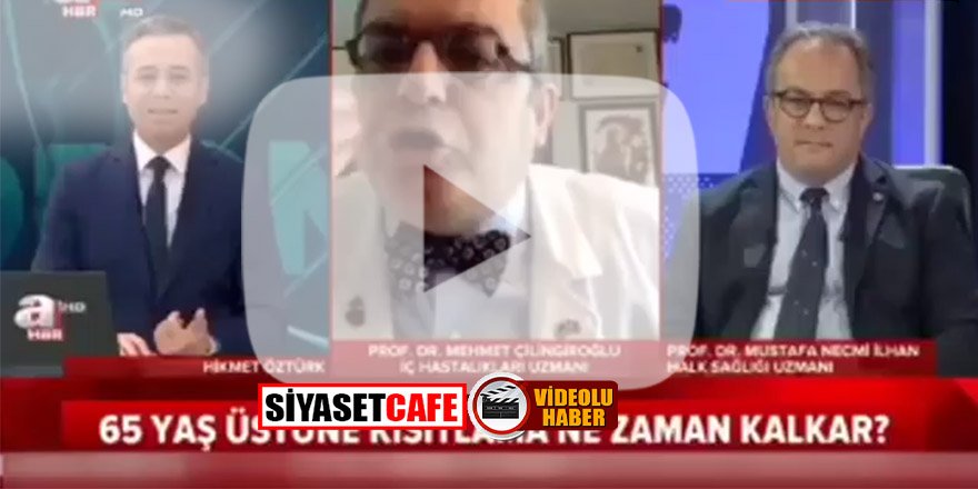 Korona sürecinde tanınan ünlü profesör canlı yayında el hareketi yaptı