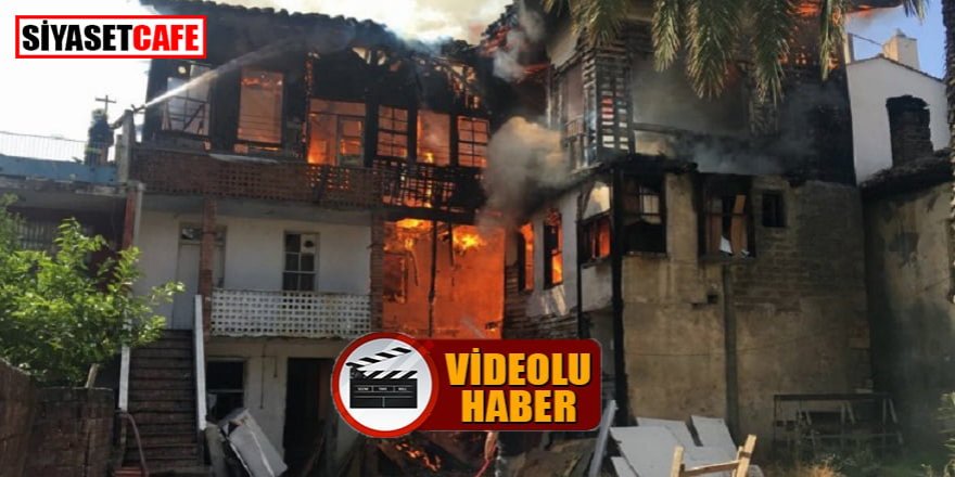 Bir izmarit, tarihi bir binayı yok etti