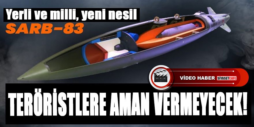 Teröristler aman vermeyecek, Türkiye’nin yeni nesil savunma silahı beton delici mühimmatı SARB-83