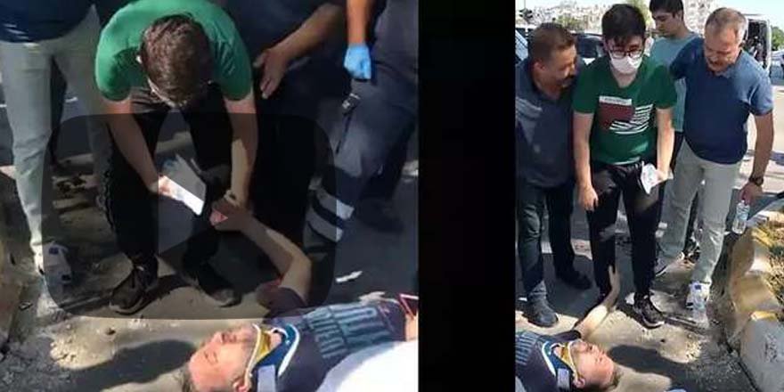 Antalya'da oğlunu YKS'ye yetiştirmeye çalışan baba kaza geçirdi! Öğrenciyi sınava polis götürdü