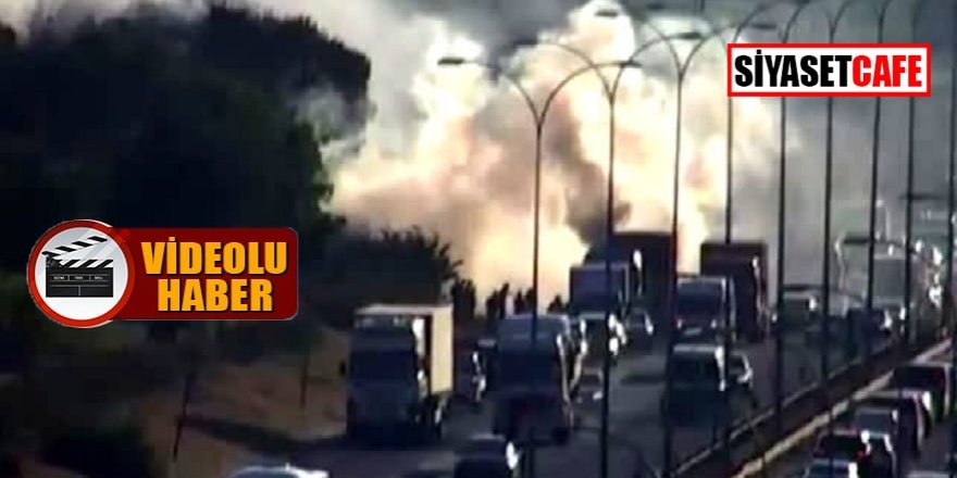 TEM’de korkutan TIR yangını