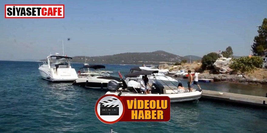 Bodrum’da kaptansız bot tehlike saçtı