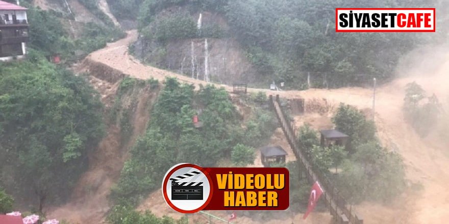 Ağaran Şelalesi sel olup aktı