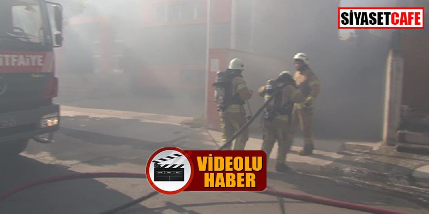 Pendik’te yangın paniği, o anlar kamerada!