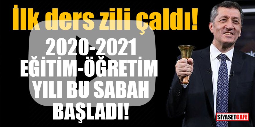 2020-2021 eğitim-öğretim yılı bu sabah uzaktan eğitimle başladı