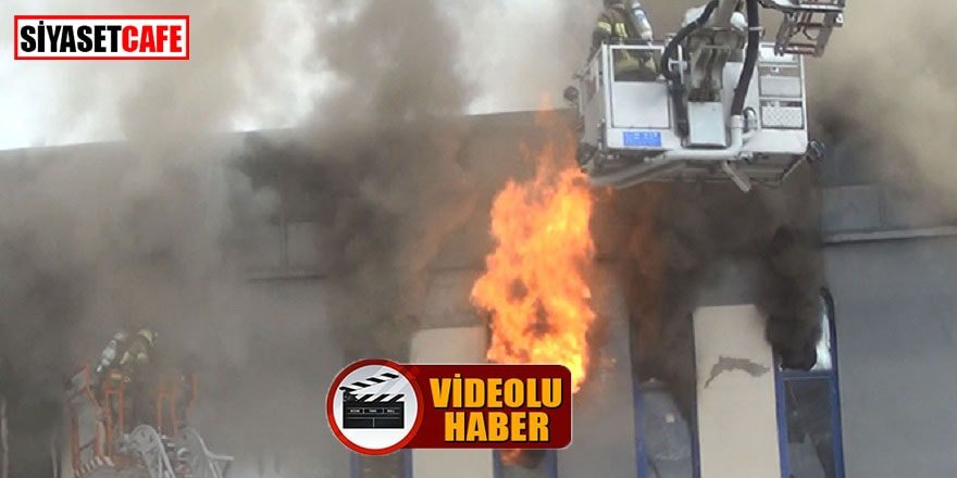 Bursa’daki fabrika yangını güçlükle söndürüldü