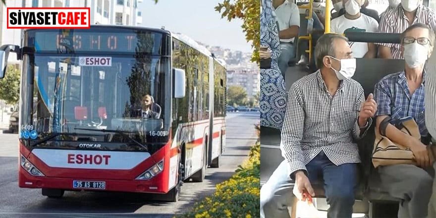 Otobüste sosyal mesafe kavgası