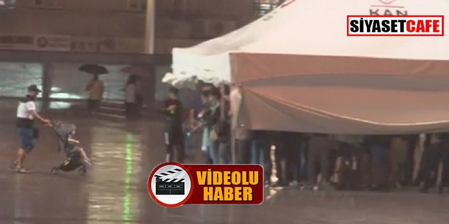 Sağanak yağış İstanbul’da kendisini gösterdi