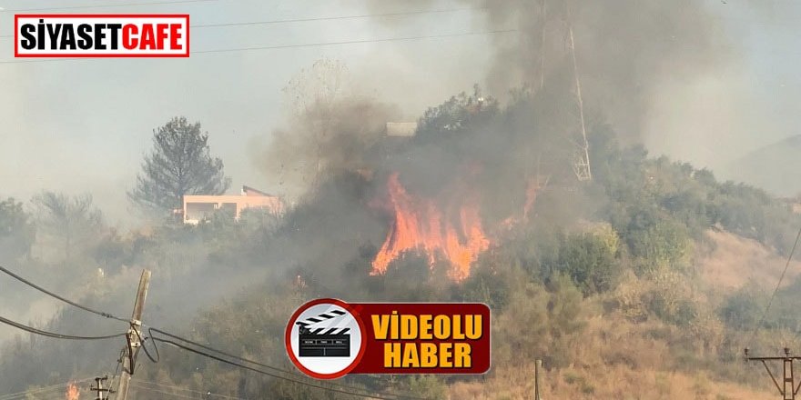 Hatay'da terör saldırısından sonra yangın paniği!
