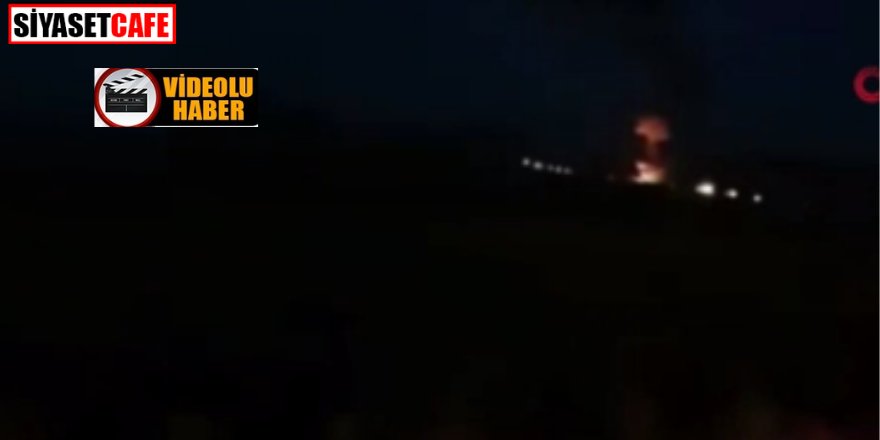 İşte Ermenistan'da vurulan Rus helikopterin düştüğü anlar
