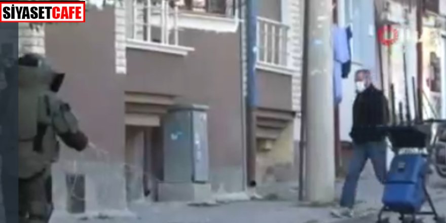 Şüpheli paket patlatıldı, kedinin tepkisi gülümsetti