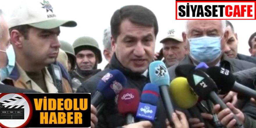 Azerbaycan Cumhurbaşkanı Yardımcısı Haciyev, işgalden kurtarılan Fuzuli kentinde