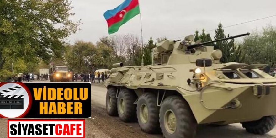 Azerbaycan ordusu 27 yıl aradan sonra, Ağdam'a giriş yaptı