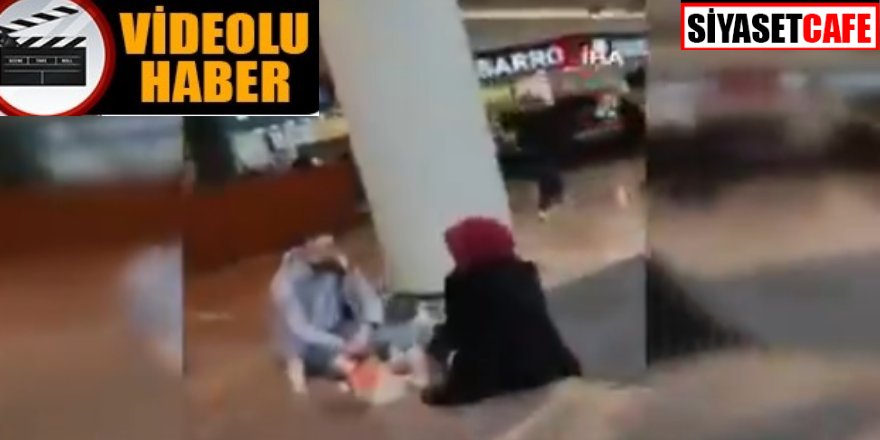 Yasaklar başladı: AVM’de yere oturarak yemek yediler