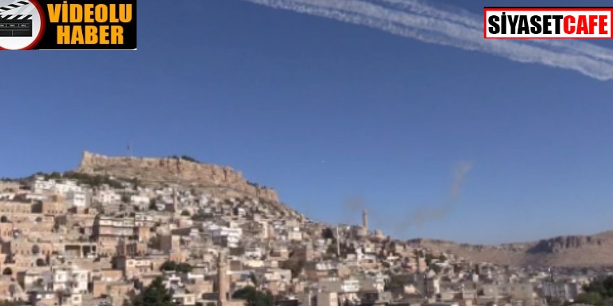 Türk Yıldızları'nın Mardin semalarındaki gösterisi hayran bıraktı