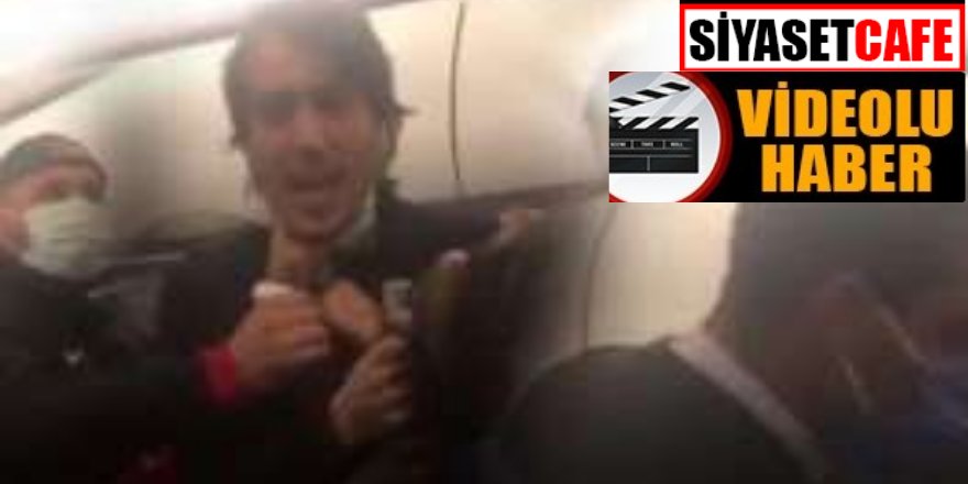 İzmir-Adana uçağında yolcular ve futbolcular birbirine girdi