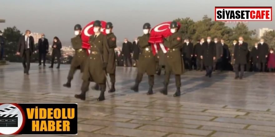 İsmet İnönü Anıtkabir'de törenle anıldı