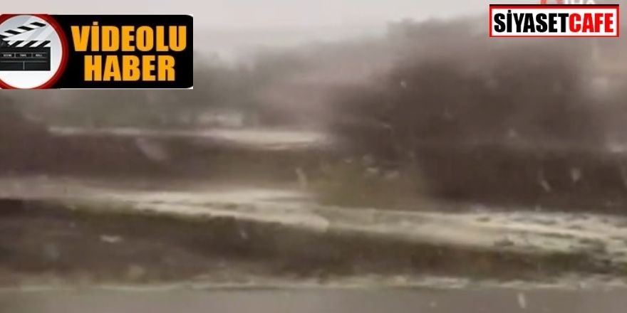 Suudi Arabistan'a kar yağdı