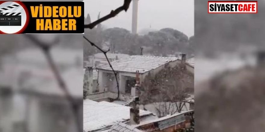 İzmir'de yüksek kesimlerde kar yağışı