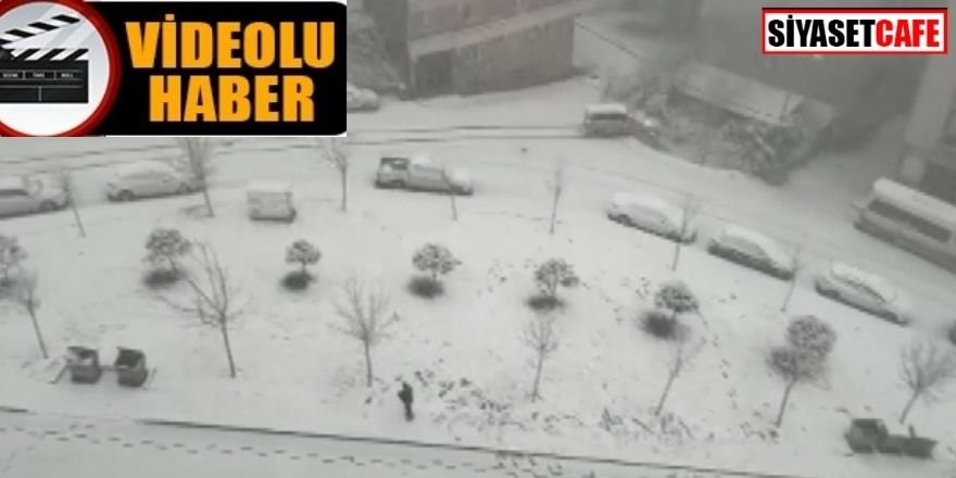 Buzlu yolda duramayan araç evin bahçesine böyle uçtu