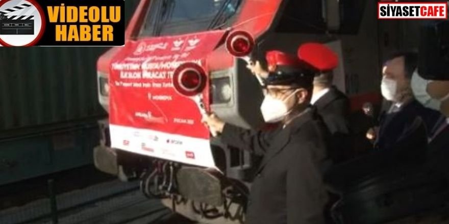 Türkiye'den Çin'e gidecek Bor treni ve Rusya'ya gidecek olan ilk blok ihracat treni yola çıktı