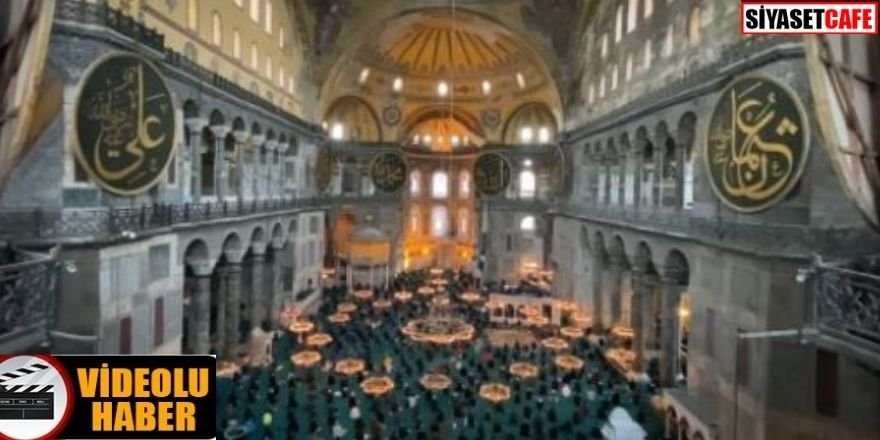 Ayasofya'nın yeni görüntüsü hayran bıraktı