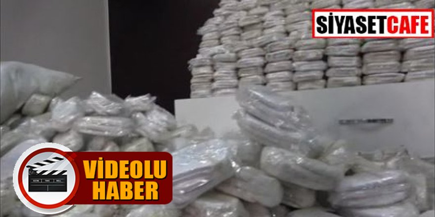 Polisi bile şoke etti: Tam 4 ton!