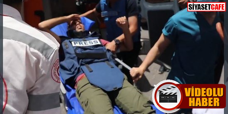 İsrail'in saldırılarında Türk kameraman yaralandı
