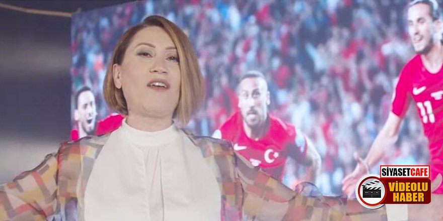 Azerbaycanlı sanatçı Azerin'den A Milli Futbol Takımına büyük destek!