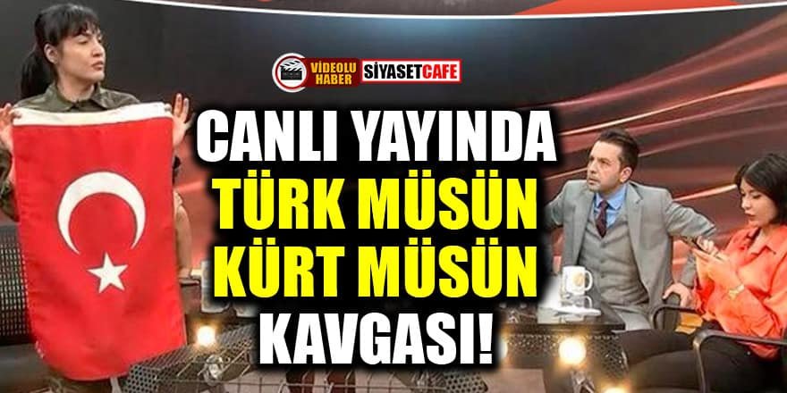 Flash Tv'de Türk müsün Kürt müsün kavgası!
