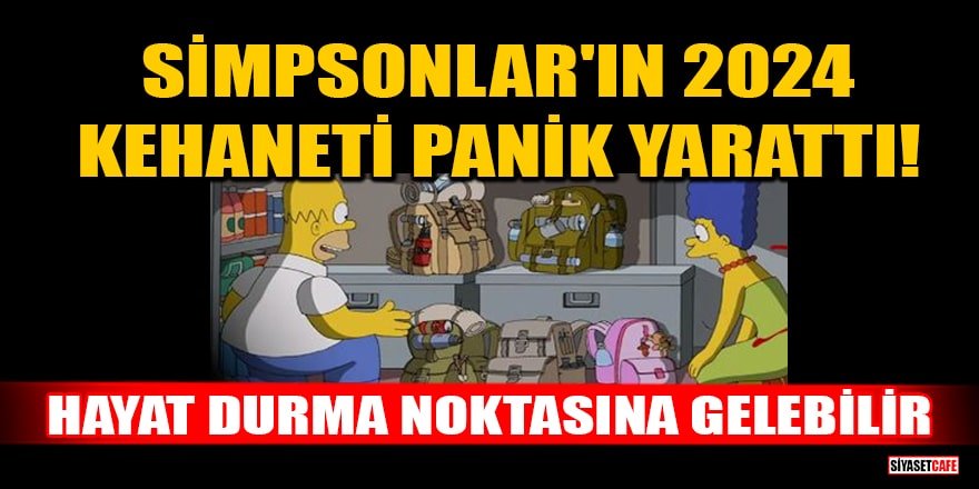 Simpsonlar'ın 2024 kehaneti panik yarattı