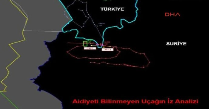 Düşürülen Rus uçağını böyle uyardı